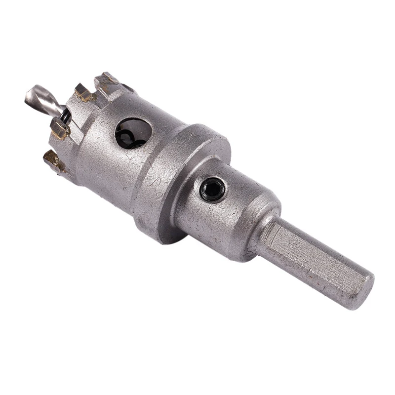 

2 Pcs Carbide Tip Metal Cutter Stainless Steel HSS Drill Bit Hole Saw Holesaw, 45mm & 28mm