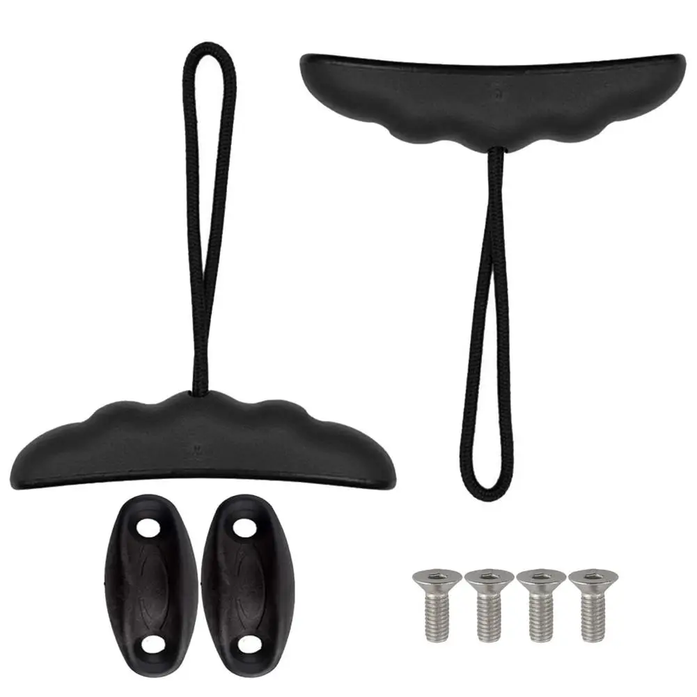 

Kayak Carry Handle Kit With Pad Eyes & Screws Kayak Accessories Easy To Grip Handle Universal Accessory Set For Kayaks Canoes