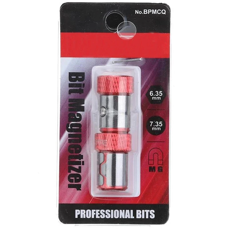 

BROPPE 2Pcs Screwdriver Strong Magnetic Ring For 6.35/7.35mm Shank Double Heads Screwdriver Bits