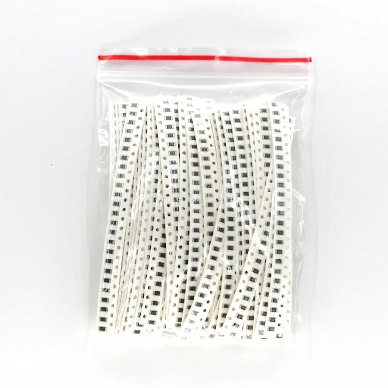 1250 шт./лот 50 значений 1206 SMD комплект резисторов (0R ~ 10MR) 5% 100% новый и оригинальный
