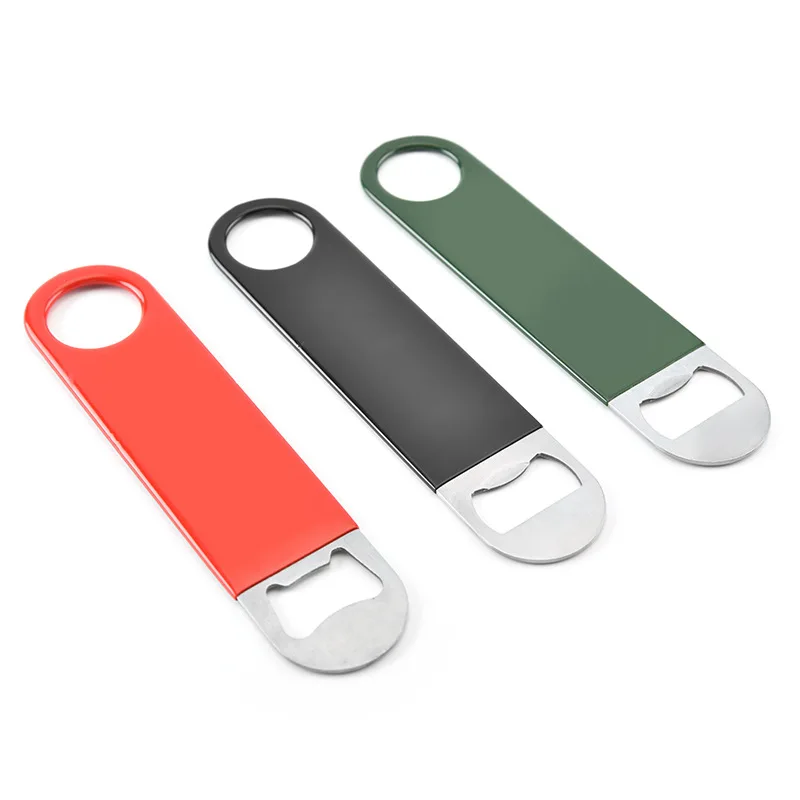 

Large Stainless Steel Flat Bottle Opener Bar Tool Beer Wine Openers Kitchen Accessories