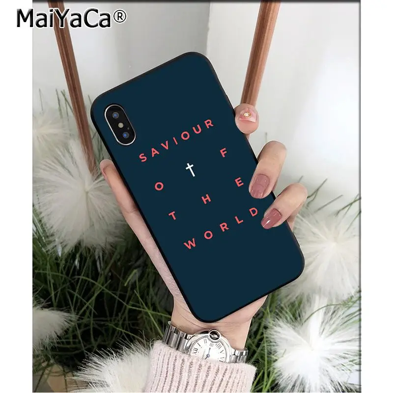 Мягкий чехол для телефона MaiYaCa Jesus Christ Cross God Bless You из ТПУ iPhone X XS MAX 6 6S 7 7plus 8 8Plus 5 5S XR 11
