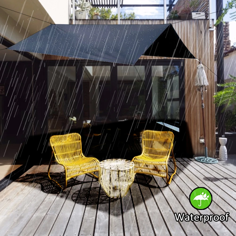 Солнцезащитный тент 3x3 м брезент для кемпинга защита от дождя УФ-излучения