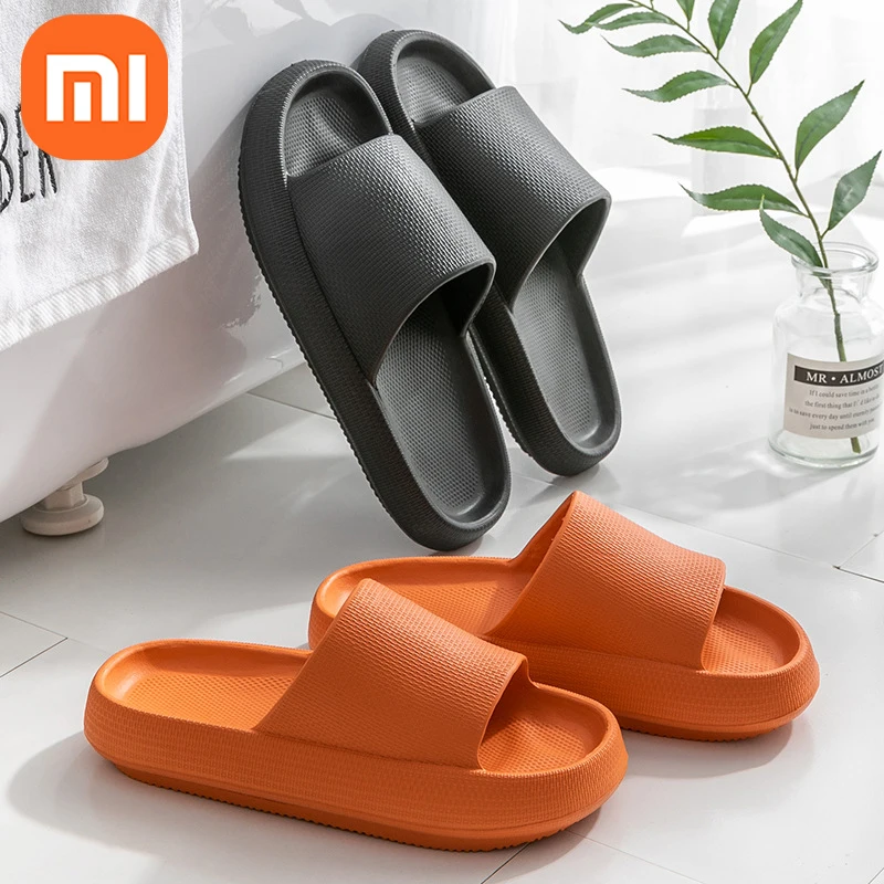 Шлепанцы Xiaomi для мужчин и женщин сланцы душа без застежки плоская подошва