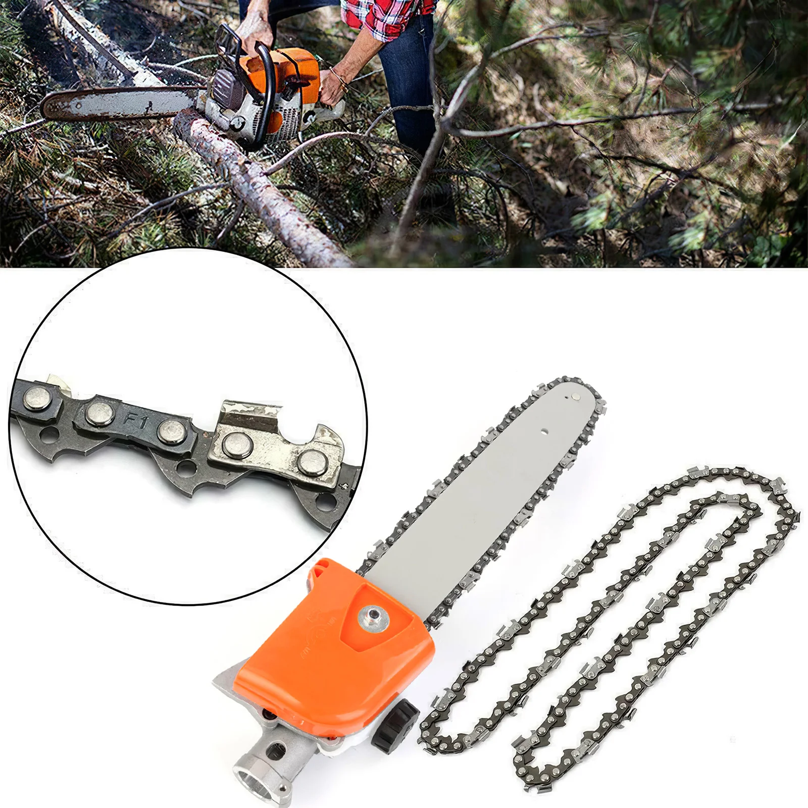 

12 Inches Chainsaw Saw Chain Blade Wood Parts For Cutting Cutting Saw Chainsaw Chain Chainsaw High Branch Trimming Accessories
