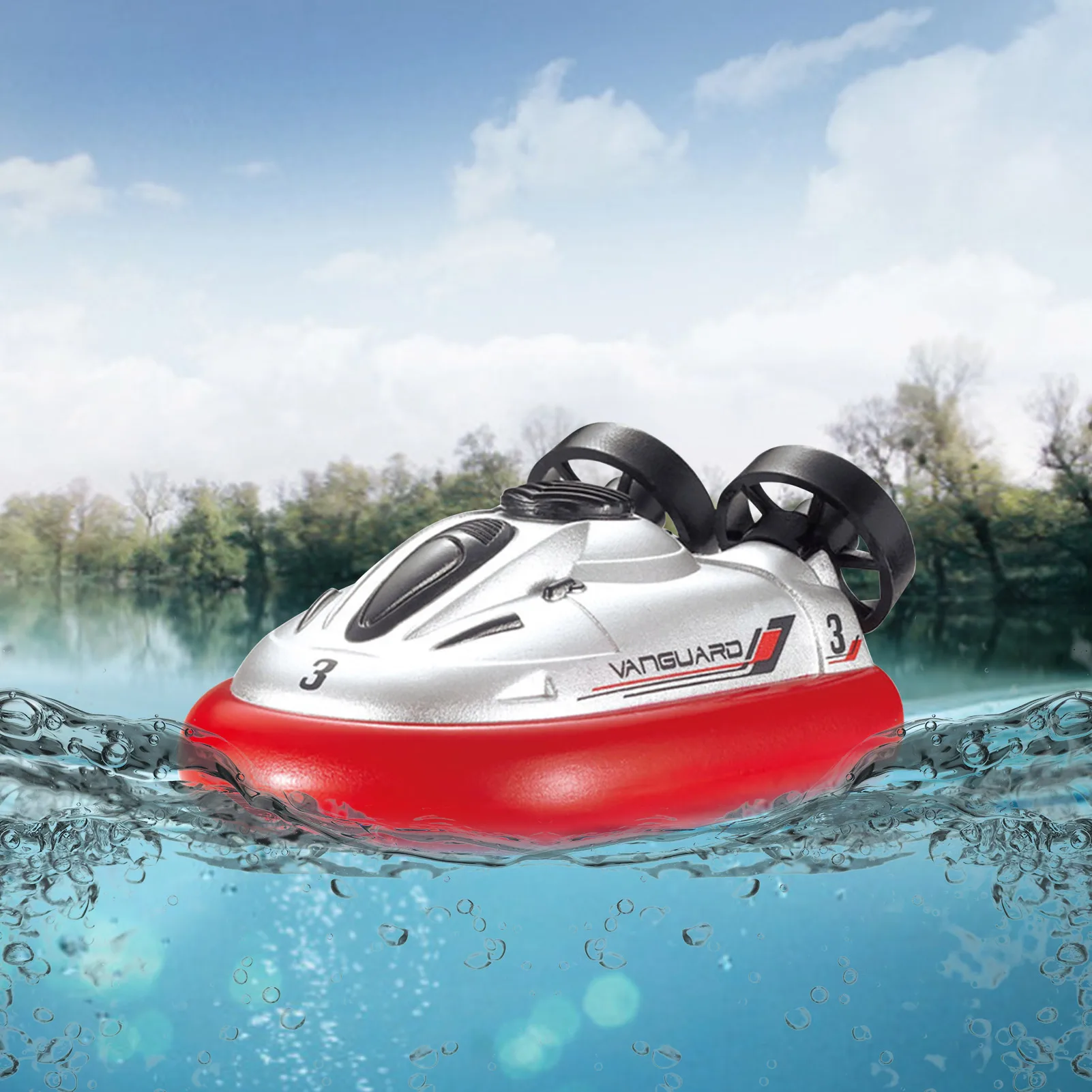 Leading Star SMRC 4-way 2.4G Mini Remote Control RC Boat Motorboat Children's Toys Model For Water Skiing In Summer Toy | Игрушки и