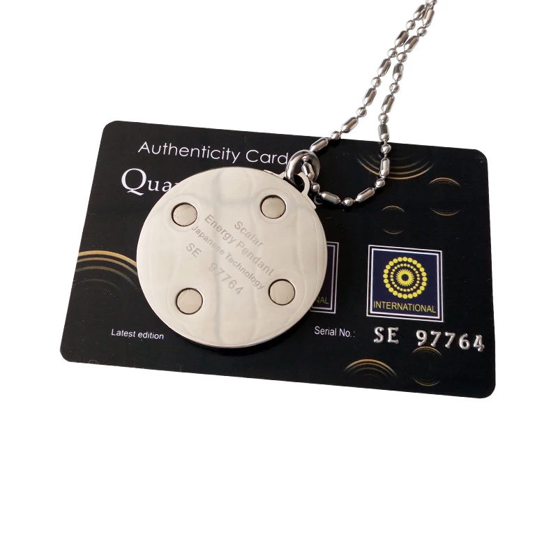 Подвеска EBUTY из нержавеющей стали 316L со звездой и Давидом кулон лавовой квантовой