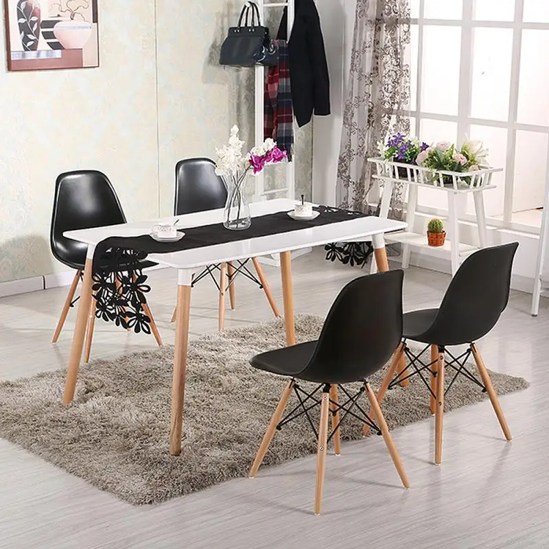 

110 * 60 * 75cm Nordic Simple Style Dining Table Concise Design Elegant Room Table Anti-slip Stable Safy Wear-resistant Tables