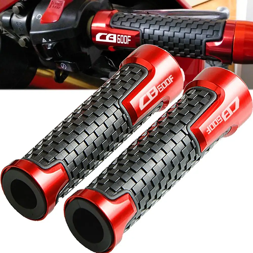 

For Honda CB600F CB 600F Hornet 2007-2013 2008 2009 2010 2011 2012 Motorcycle 22mm CNC Rubber Gel Handle Bar Grip Hand Grips