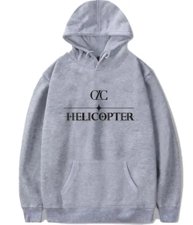 

New arrival kpop clc album helicopter same printing pullover hoodies unisex fleece loose sweatshirt 6 colors