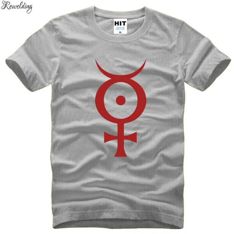 Менсона рок музыки Футболки мужские летние Стиль короткий рукав о-образный вырез