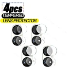 4 шт. защитные линзы для Huawei P50 Pro P Smart S закаленное стекло Nova 9 8 Pro 5G 8i камера полное покрытие защитная пленка Mate 40Pro