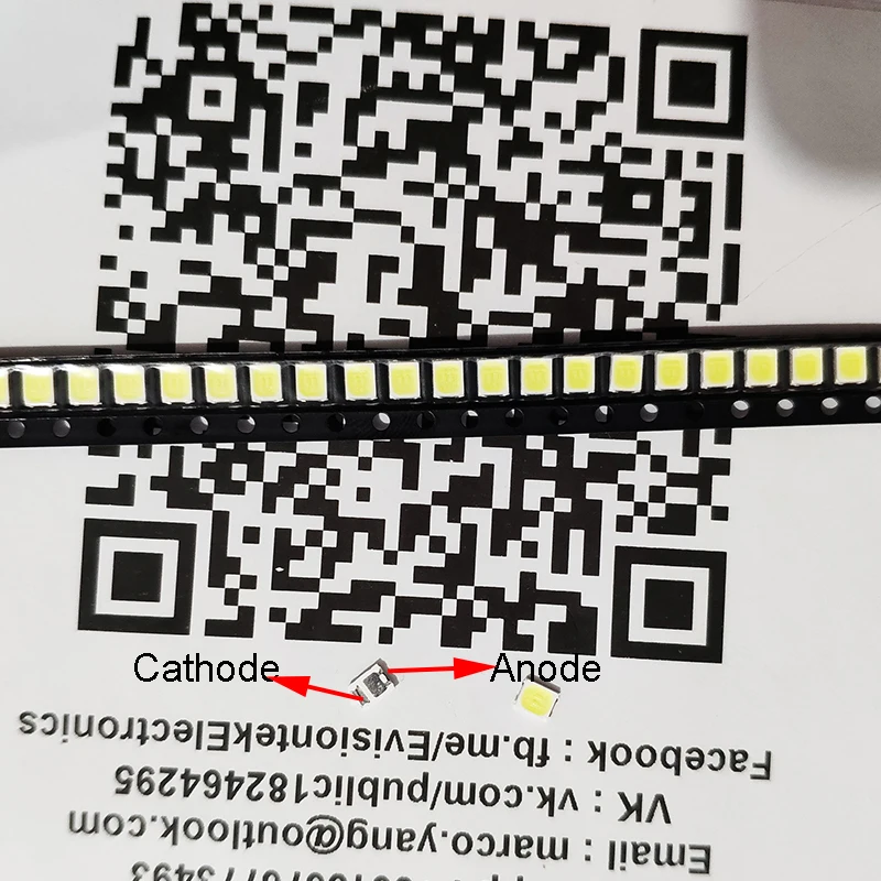 3528 TV Backlight 100 шт. SMD ТВ Телевизор с подсветкой светодиодный 3030 SMD 3528 3535 7030 5630 задний светильник высокой мощности белый диод ТВ задний светильник супер яркий - Цвет: 3528 TV Backlight