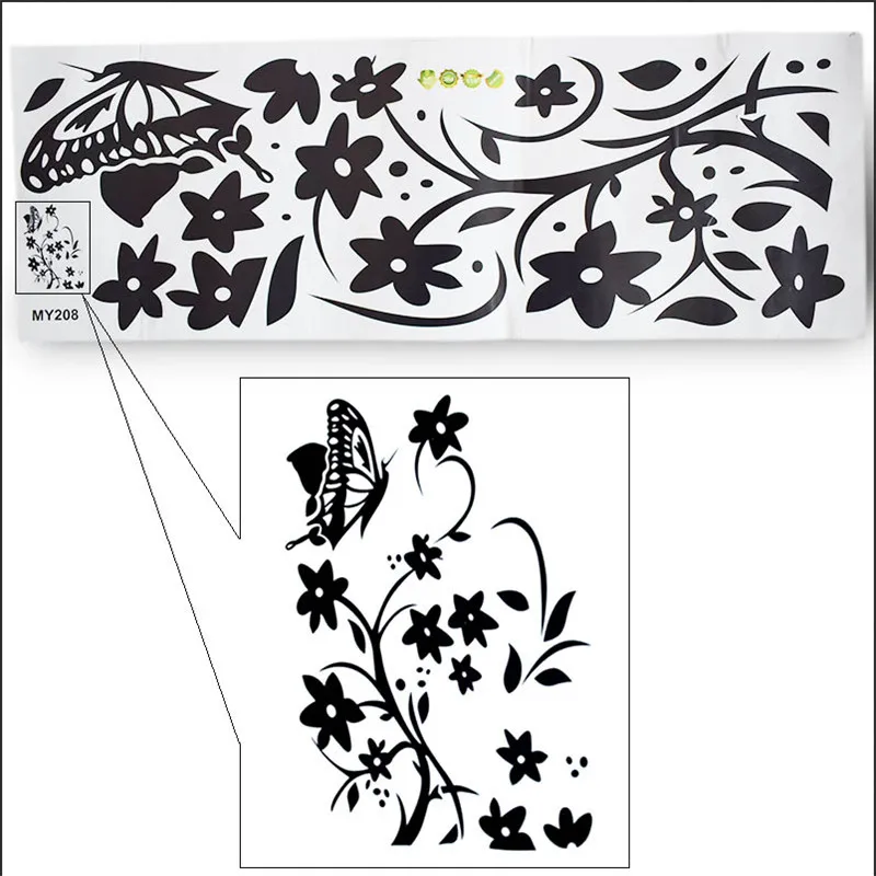 Высокое качество креативная черная наклейка на холодильник с изображением