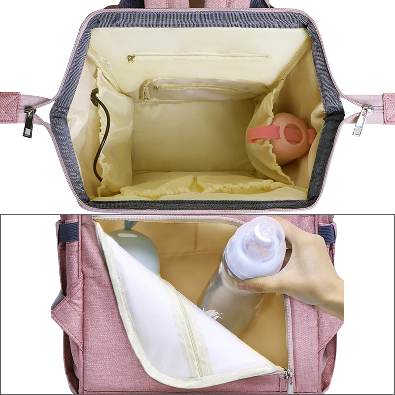 Большие сумки для подгузников LAND USB большая сумка модный рюкзак путешествий