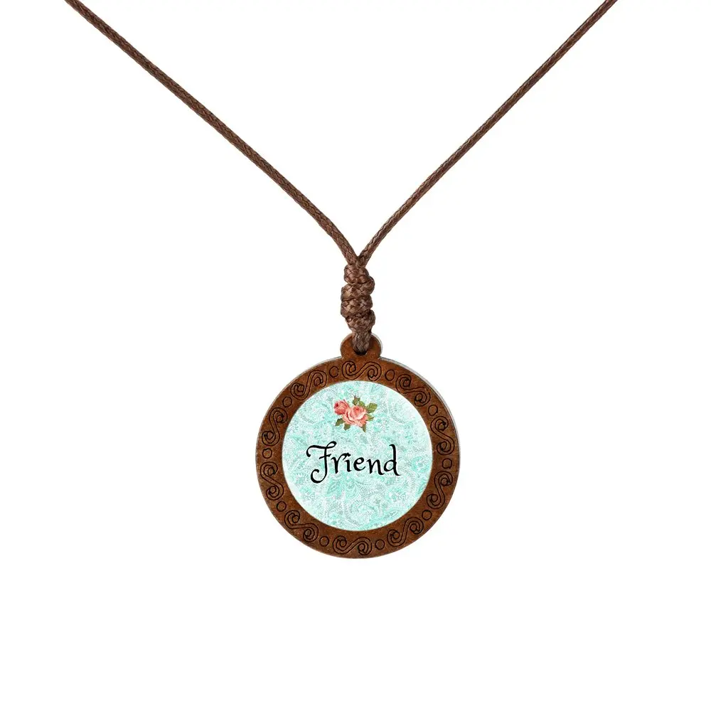 Цепочка с подвеской в виде надписи Лучший Друг для мужчин и женщин ожерелье из