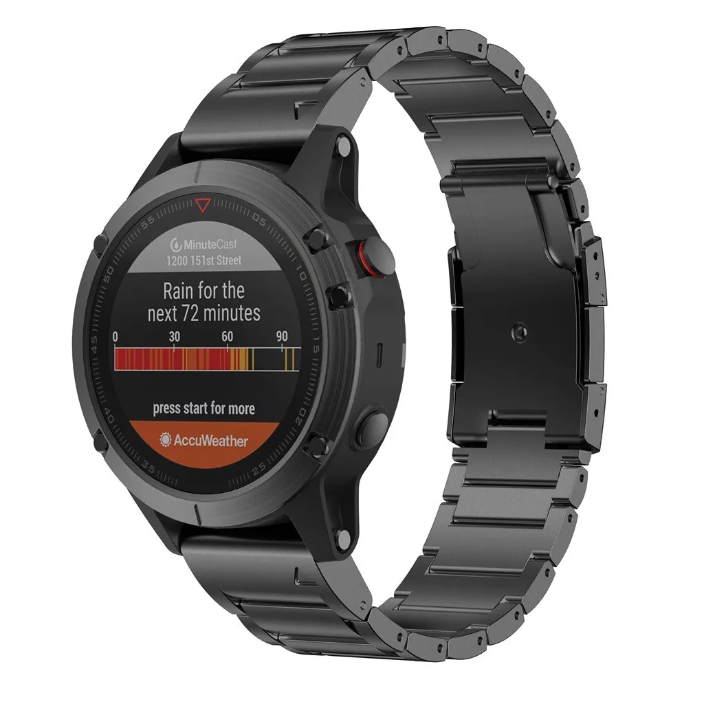 Для Garmin Forerunner 935 945/fenix 5/5 plusTitanium сплав ремешок для часов Браслет замена Смарт-часы аксессуары#101