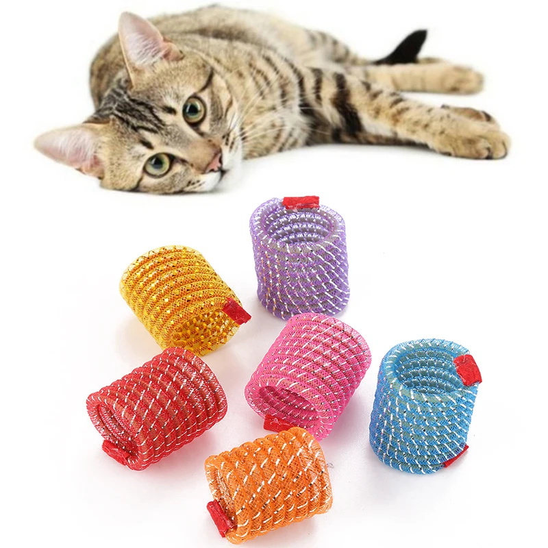 

Funny Throwing Toys Funny Colorful Spring Cat Toy Amuse Teaser Pet Cat Supplies Kitten Toys Playing Toys New Interactive