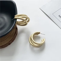 girafe round earrings for women vintage gold color wedding party statement geometric earrings jewelry