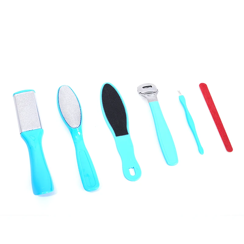 8 шт./компл. Pedicure Rasp инструменты забота о ногах ящик для инструментов из