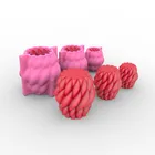 Вращающаяся силиконовая форма в виде капель дождя в виде свечи для самостоятельного изготовления ароматерапии, украшения в виде свечей, форма для мыла ручной работы, изготовление подарков