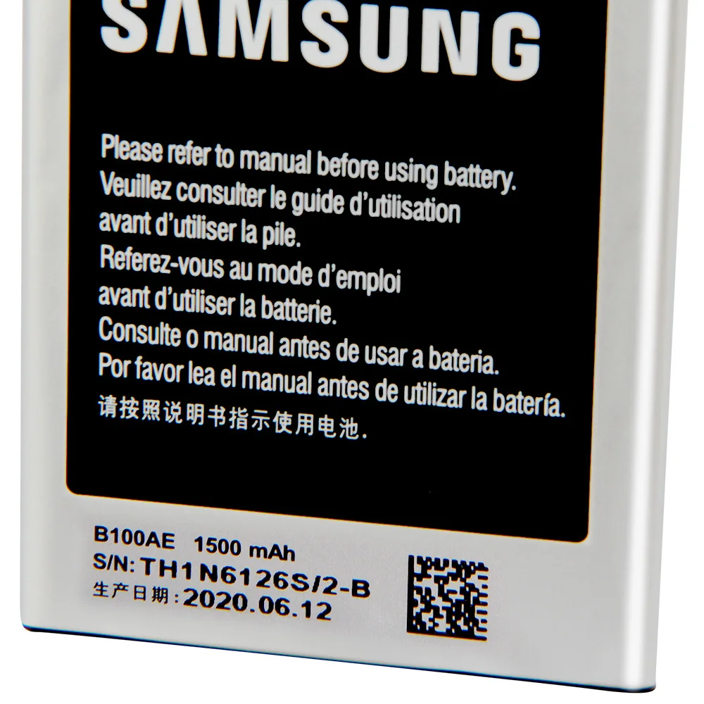 Оригинальный аккумулятор Samsung B100AE B100AC для SAMSUNG Galaxy Ace 3 4 S7898 S7278 S7272 S7568i i679 S7270 S7262 G313H