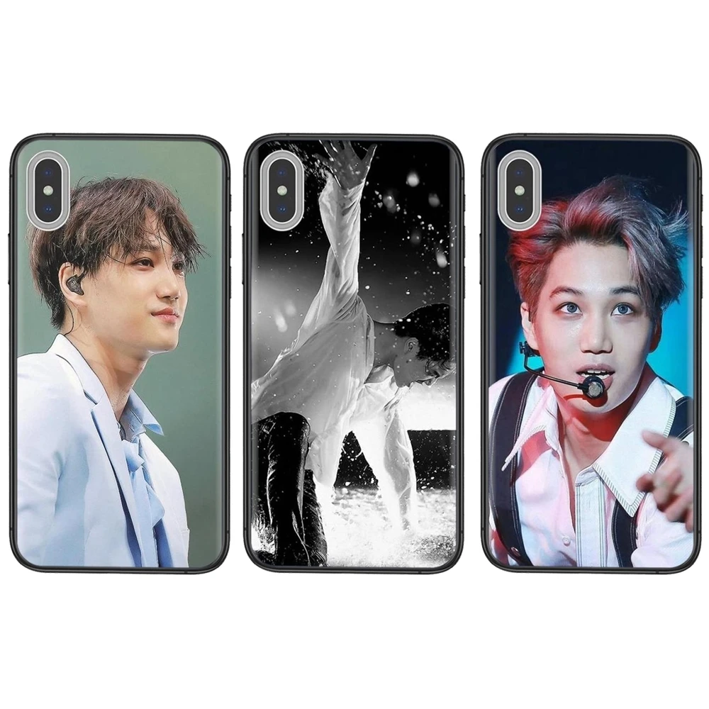 Привлекательный Черный чехол Kai Kim Чен ин эксо Kpop Junior мягкие чехлы для Redmi Note 10 9 9S 9T