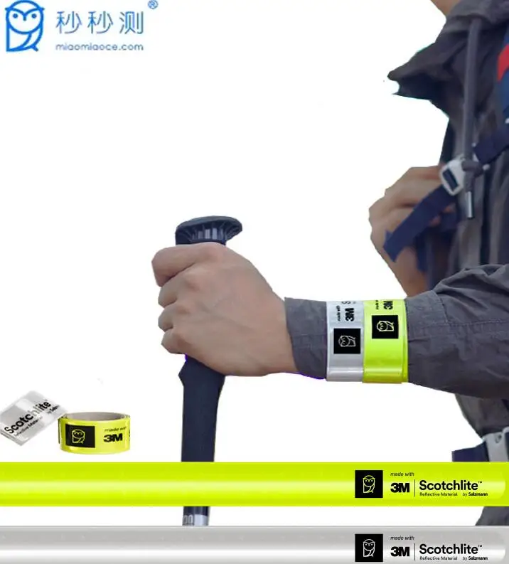 

10pcs/lot Youpin mijia miaomiaoce 38CM Night Reflective Wrist Band Quick Wearing Automatic Flexible Fluorescent Light Strap