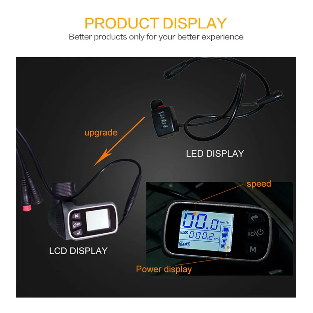

Front Kit iMortor 3 36V 7.2AH battery Electric Bike Bicycle Conversion Kit 24/26/700c/29 Inch Display & Wireless