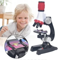 100x 400x 1200x laboratory exquisite biological microscope kit home school educational toy children gift