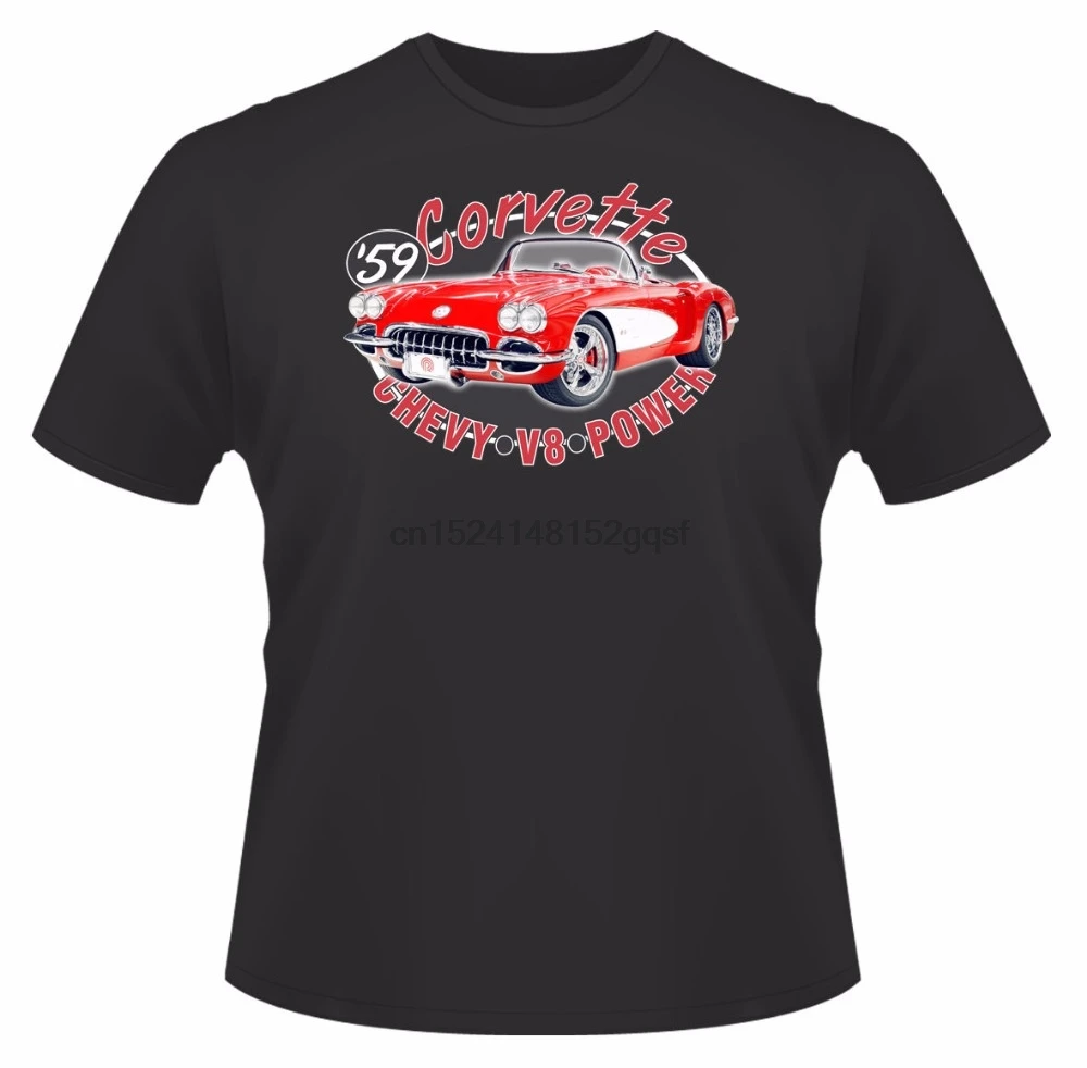 Брендовая мужская футболка 2018 новая брендовая из хлопка новинка 59 Корвет