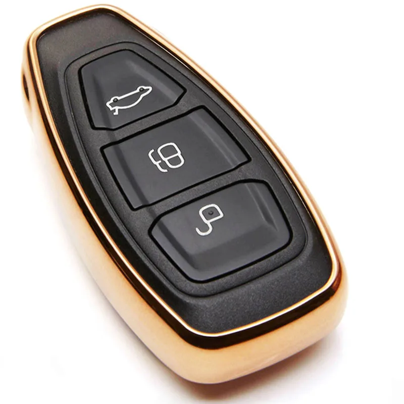 Tpu Car Key Case Cover For Ford C S Max Focus MK3 Mk2 2 3 Fiesta Mondeo Mk4 MK5 4 Fusion Ranger Kuga 2020 Key Shell Accessories
