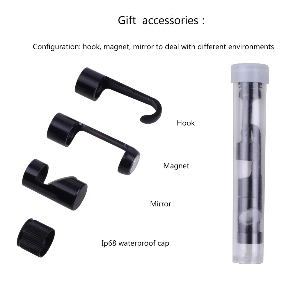 Беспроводной Эндоскоп HD 1200P мини камера для осмотра с мягким/твердым кабелем 8 мм