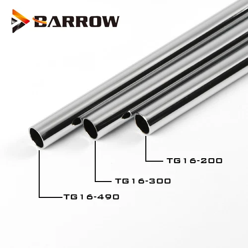 Barrow 490 мм медная хромированная металлическая жесткая трубка 12x14 14x16 мм|Кулеры и