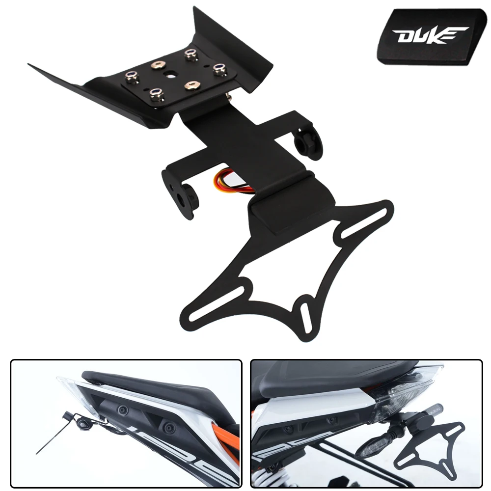 Держатель номерного знака для мотоцикла KTM 125 200 250 390 Duke 125/200/250/390 2017 2018 2019 +