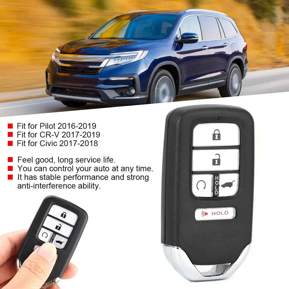 

Car Key 4 Button Car Remote Control Key 433MHz Remote Control Keys With Security Chip For Civic 2017-2018