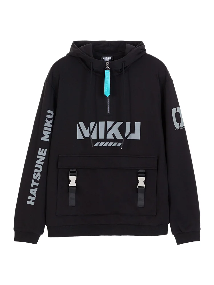 Moeyu модные Аниме Vocaloid Miku толстовки Штаны Женский пуловер костюм для косплея