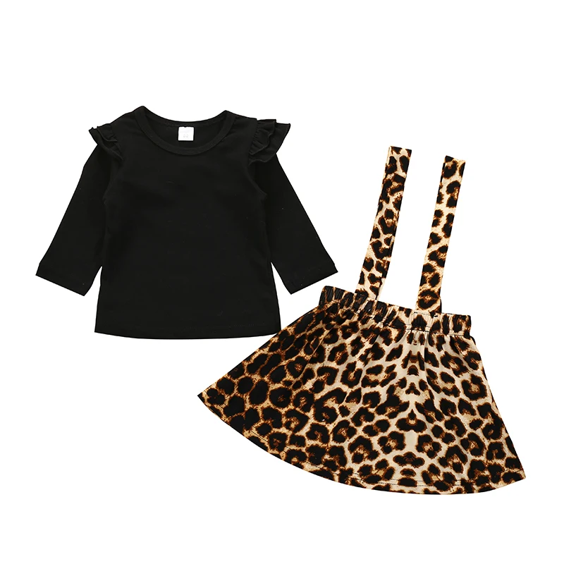 2 шт. весенне осенний наряд для новорожденных девочек пуловер с длинным рукавом и