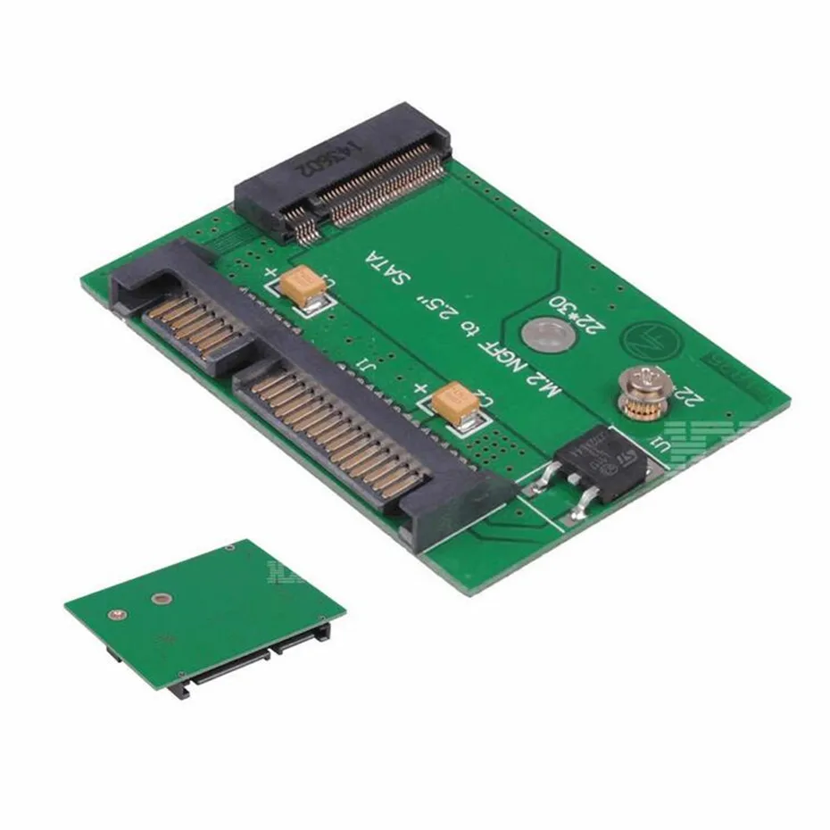 Переходник NGFF M.2 на SATA 22Pin 2 5 дюйма адаптер для жесткого диска маленькая плата SSD
