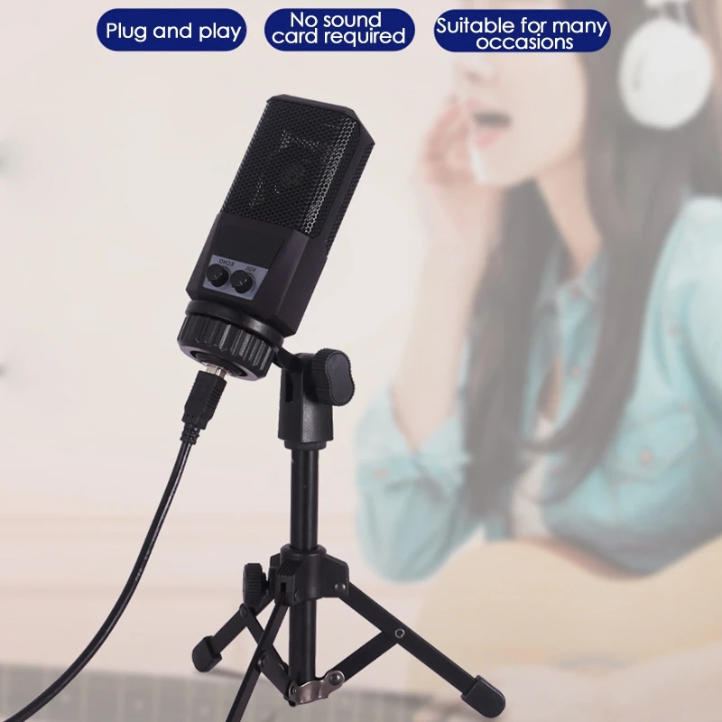 Компьютерный микрофон с USB-разъемом и регулировкой громкости | Электроника