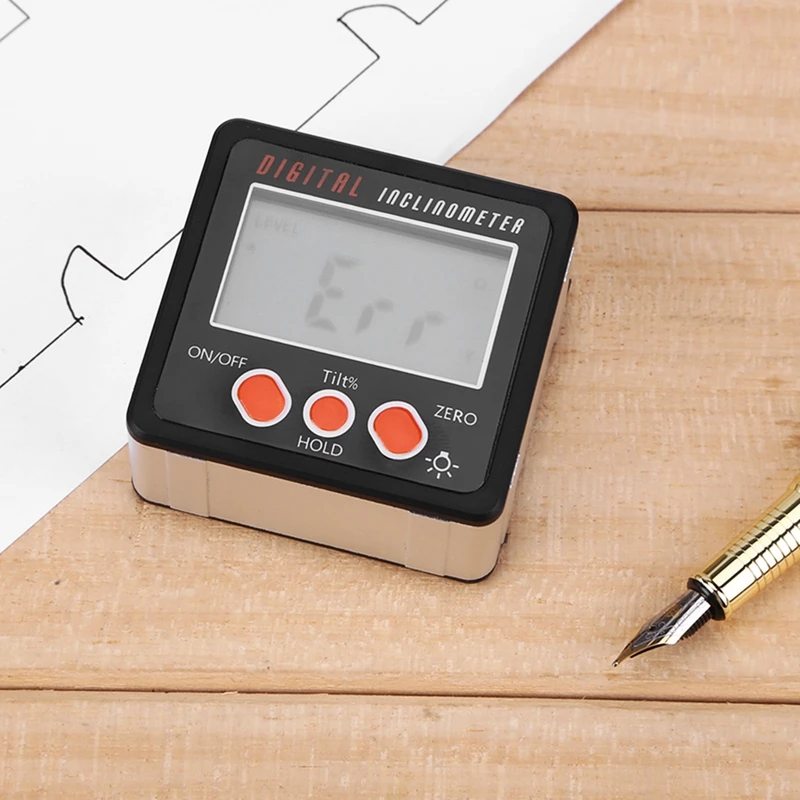 Angle meter Precision Digital Protractor Inclinometer Level box Finder Bevel Box with Magnet Base | Инструменты