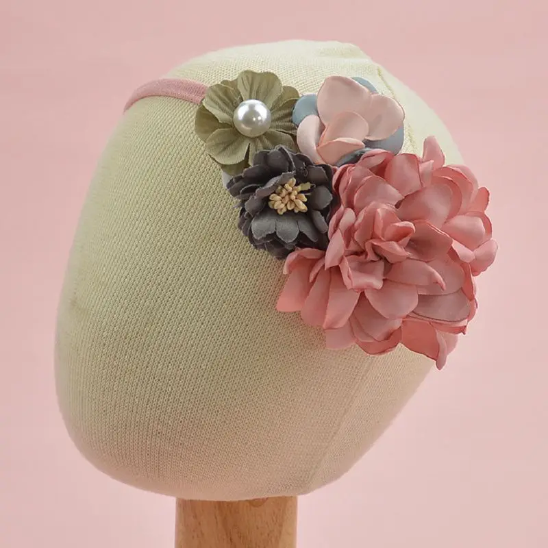 Baby Girl Headwear Cute Girls Headbands Accessories Flower Band for Newborns Toddler Infants Fashion Beautiful Hair Bands | Детская