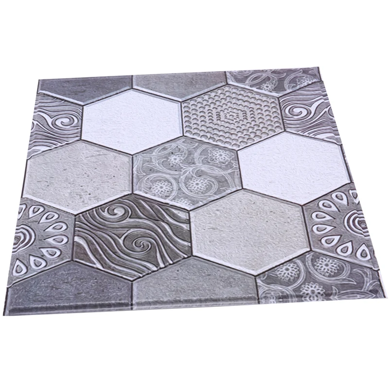 Водостойкие ПВХ обои для метро кухни брызги плитка самоклеящиеся виниловые