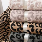 Высококачественное удобное плюшевое шерстяное одеяло, детское шерстяное одеяло Audlt, вязаное леопардовое одеяло, домашнее мягкое одеяло босиком, популярное одеяло