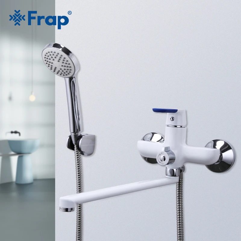 

Frap Bathtub Faucets bath faucet mixer shower white bathroom faucets cold and hot water mixer bath taps griferia tapware