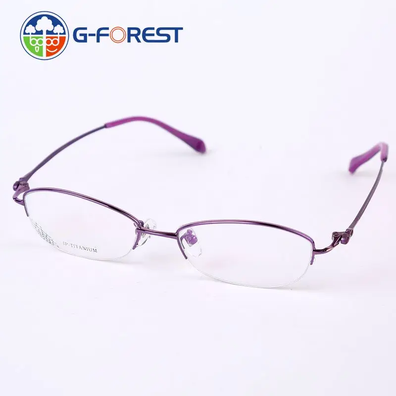

2021 Titanium eye glasses frame women Optical men's eyeglasses frame Myopia Prescription glasses female Metal Spectacles eyewear