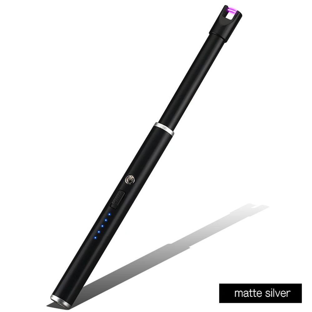 

USB Arc Lighter Stainless Steel USB Electric Rechargeable Pulse Igniter Household Kitchen Portable Igniter