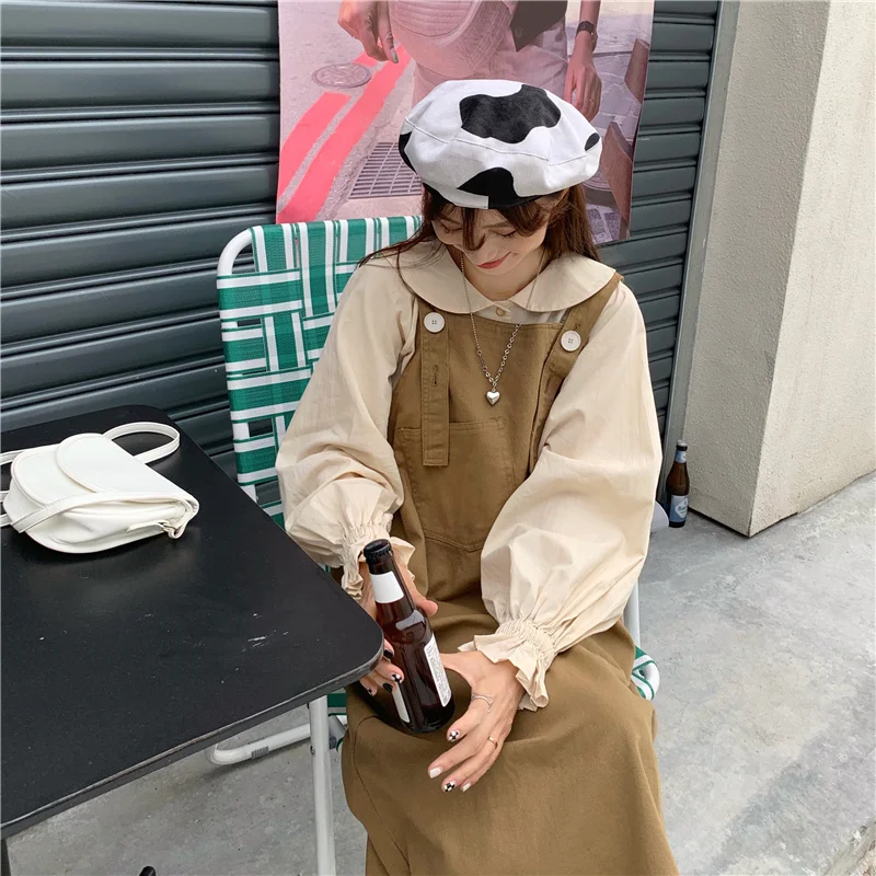 Новинка художественный кукольный воротник рубашка с длинным рукавом ширина |