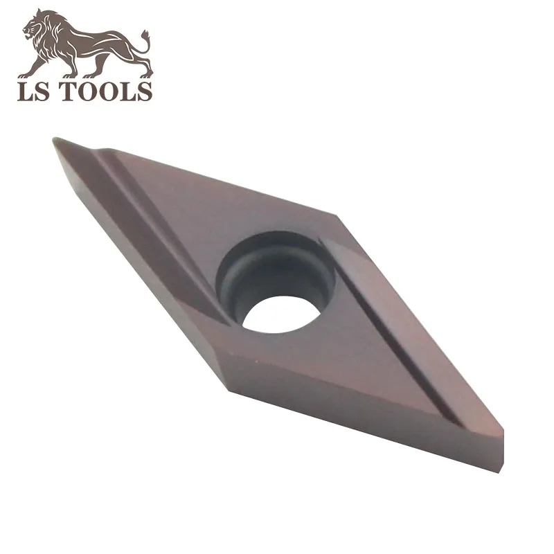 LS TOOLS Lathe Turning Tools Carbide Inserts VBGT110302 VBGT110304 R/L-Y Internal Grooving Turning Inserts Blade for Steel Metal