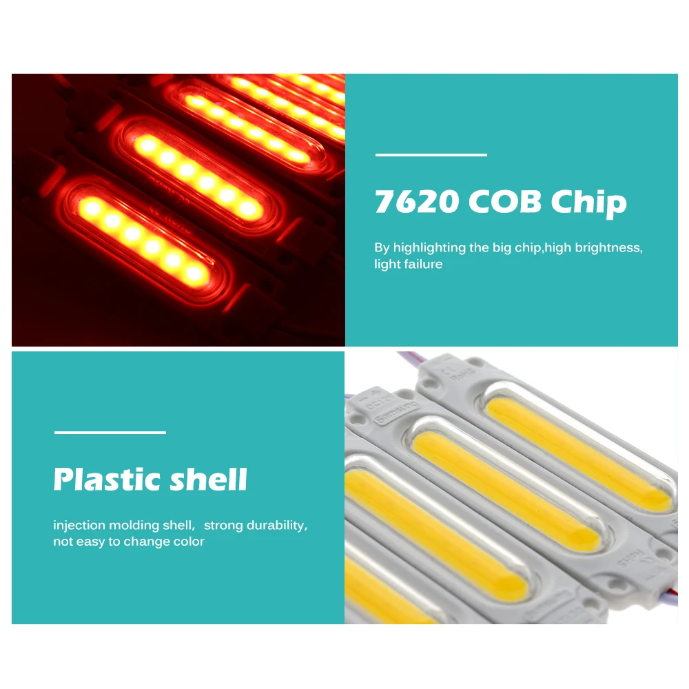 Водонепроницаемая светодиодная лента COB 2 Вт модуль для наружной рекламы